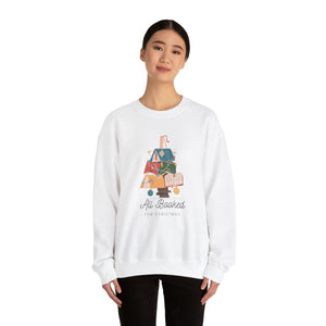 Christmas All Booked Crewneck Sweatshirt