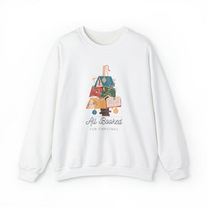 Christmas All Booked Crewneck Sweatshirt