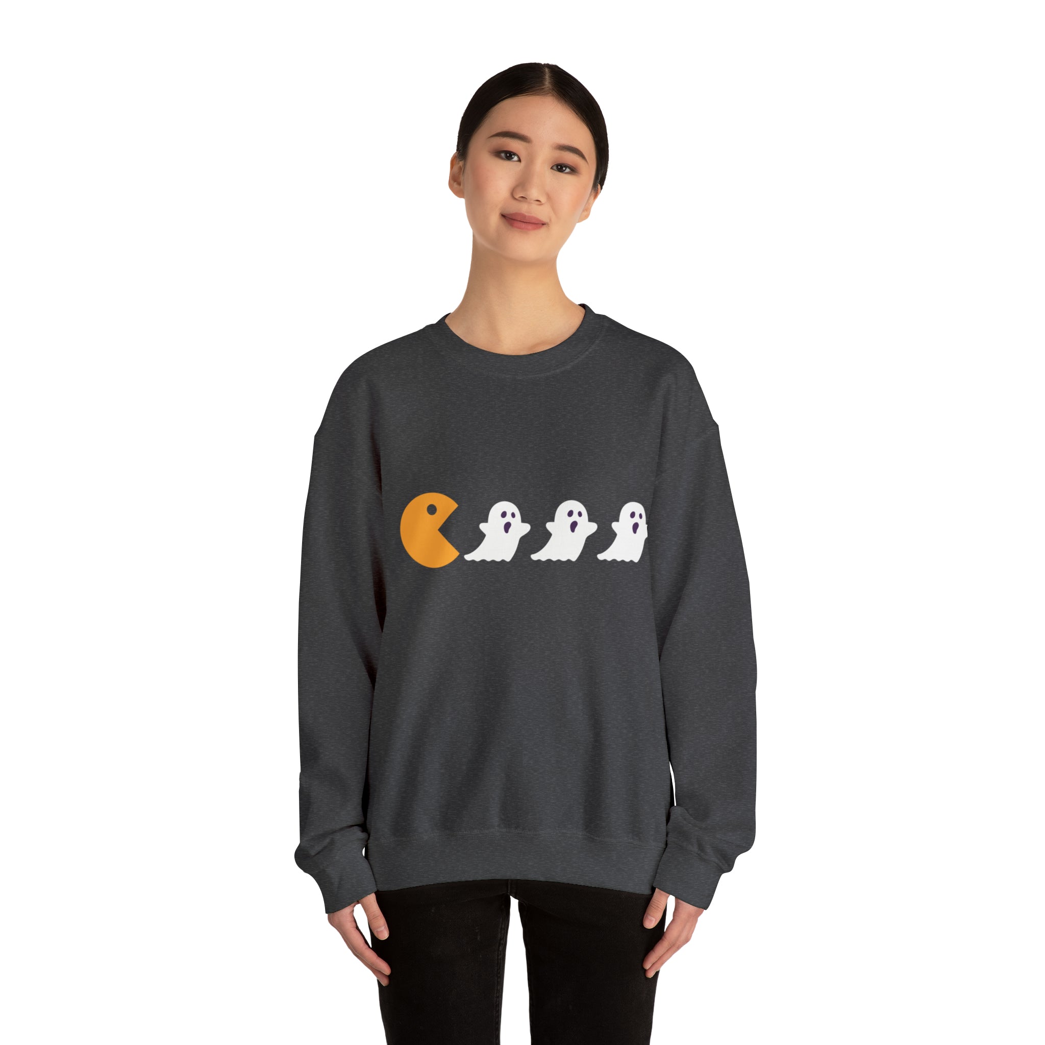 Ghost PAC Man Crewneck Sweatshirt