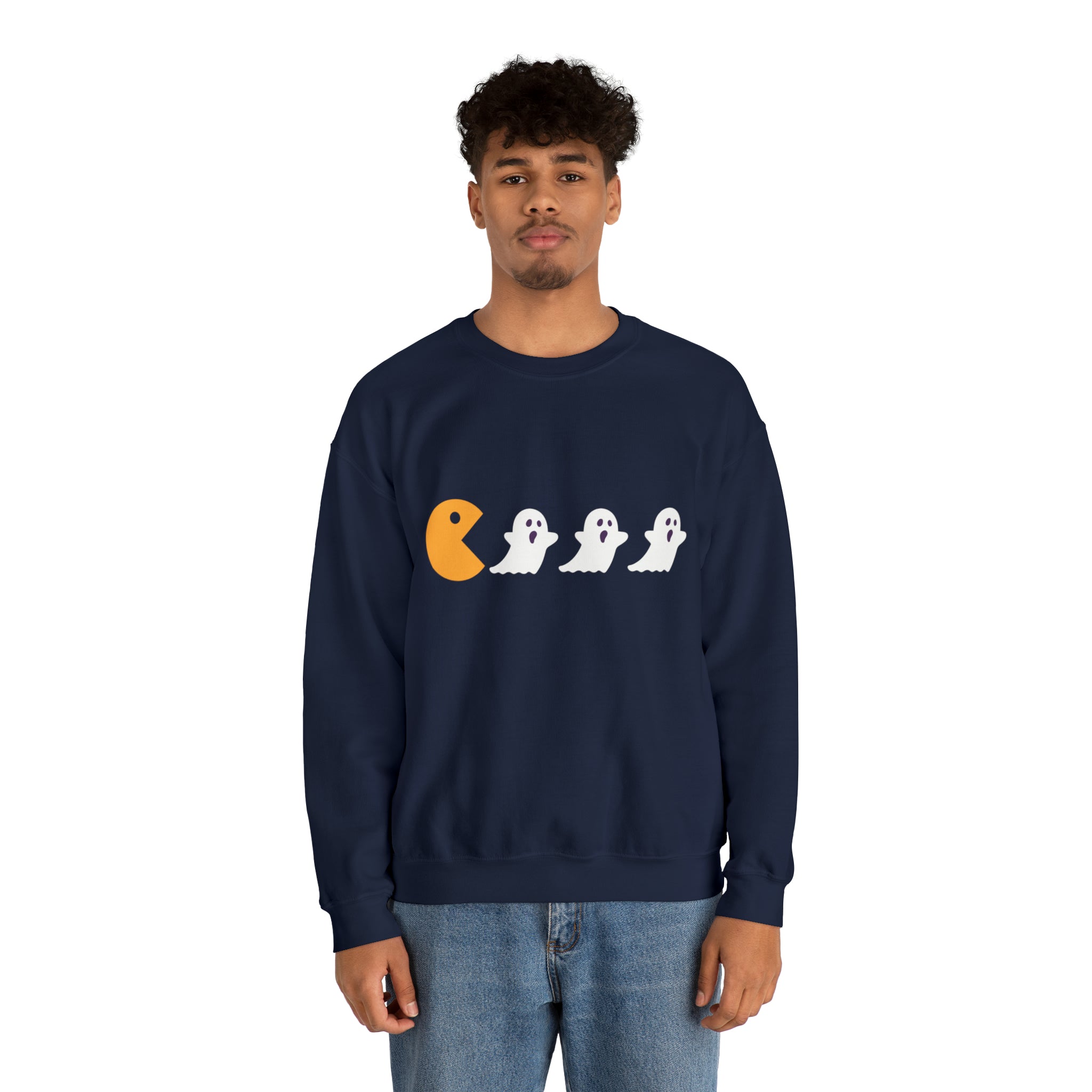 Ghost PAC Man Crewneck Sweatshirt