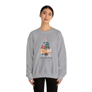 Christmas All Booked Crewneck Sweatshirt