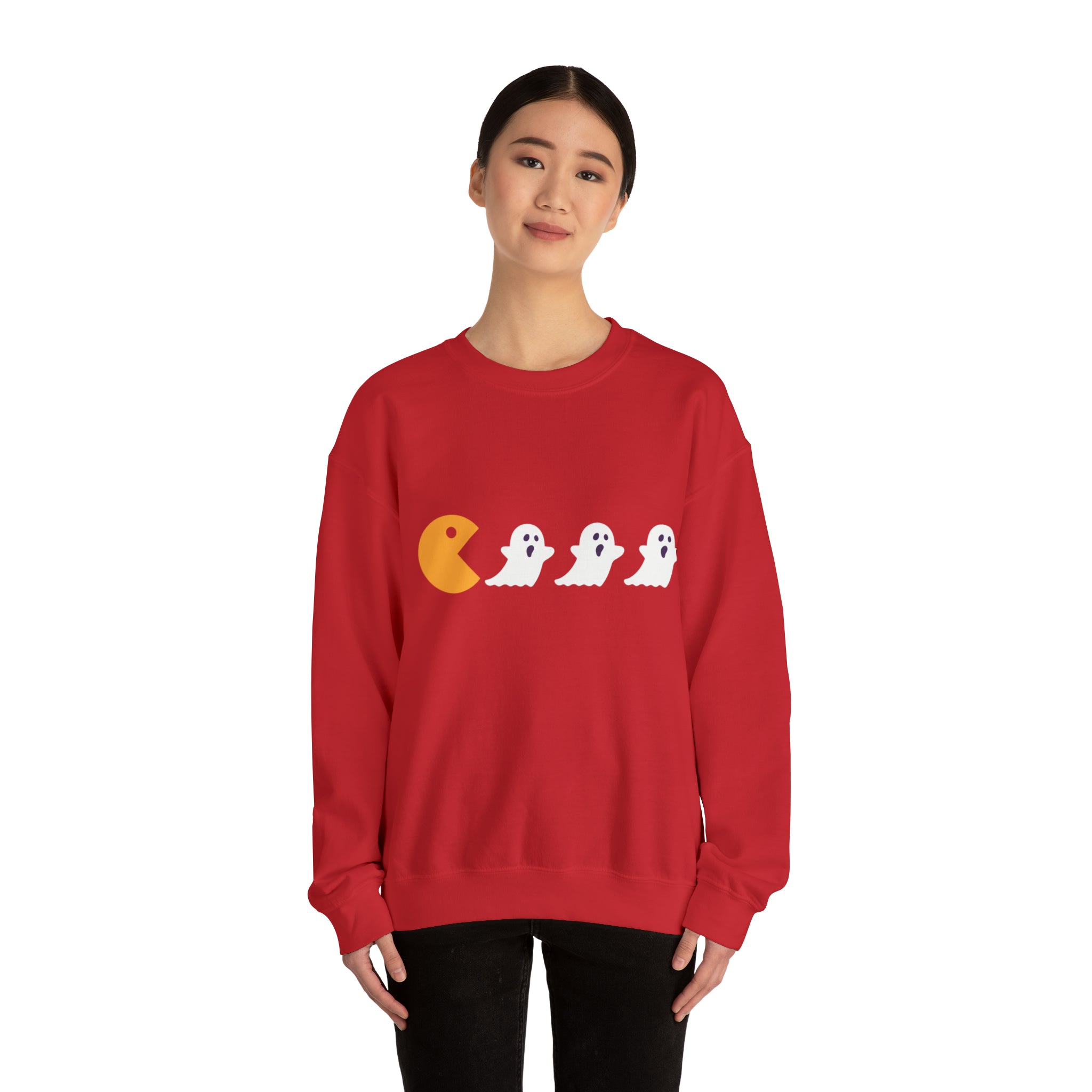 Ghost PAC Man Crewneck Sweatshirt