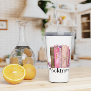 Booktrovert Plastic Tumbler with Straw