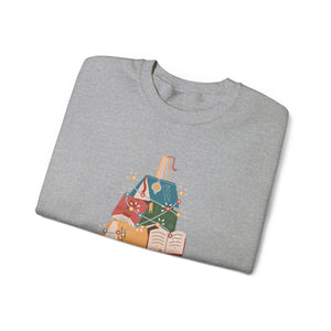 Christmas All Booked Crewneck Sweatshirt