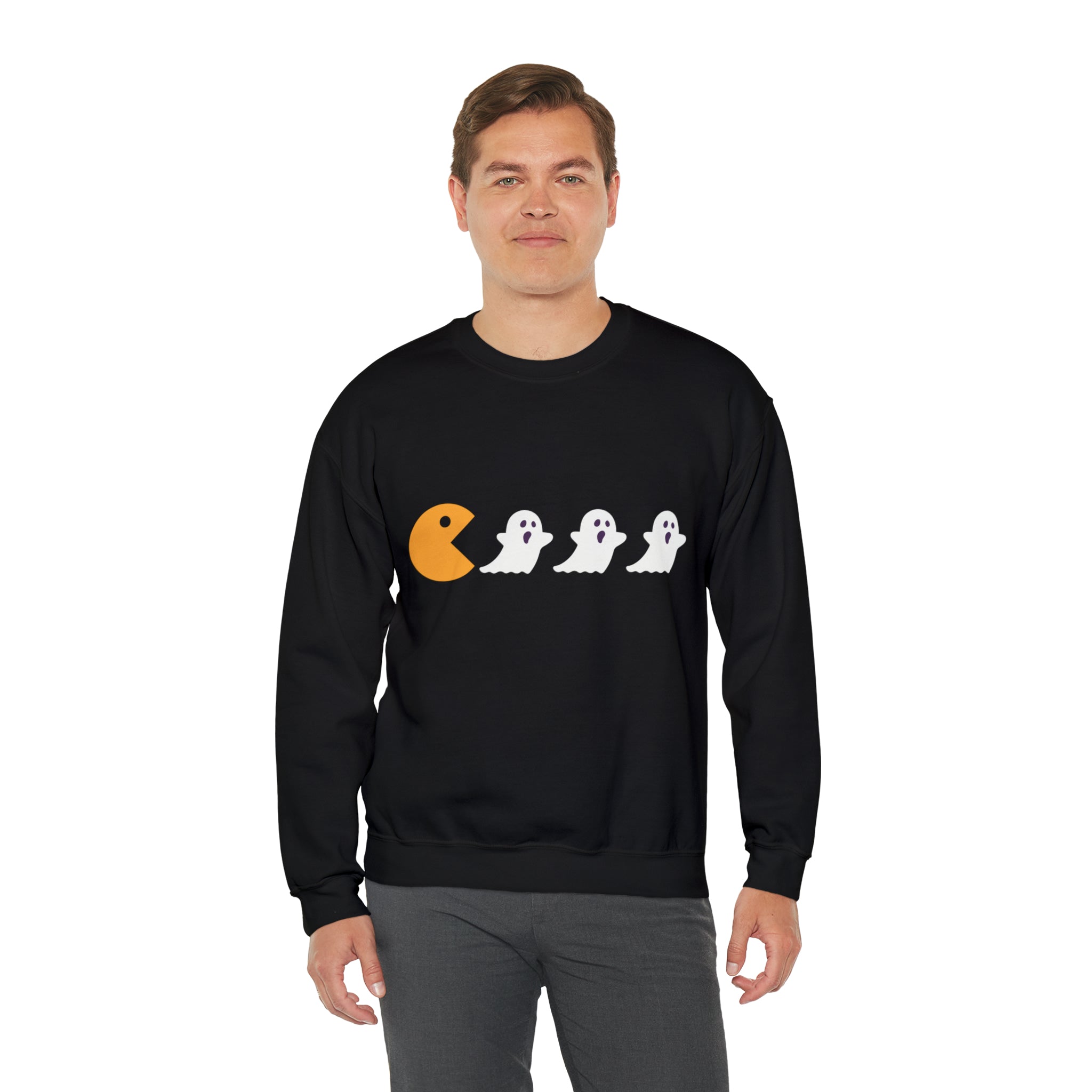 Ghost PAC Man Crewneck Sweatshirt