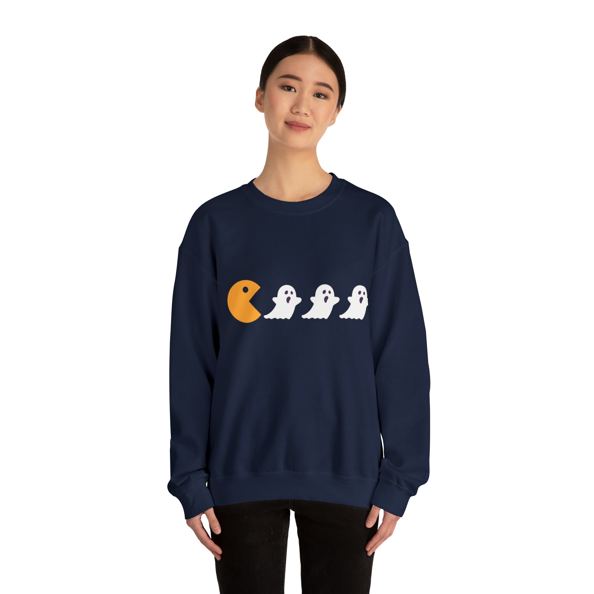 Ghost PAC Man Crewneck Sweatshirt