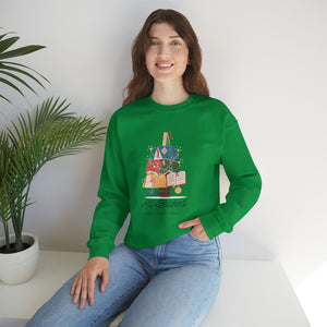 Christmas All Booked Crewneck Sweatshirt