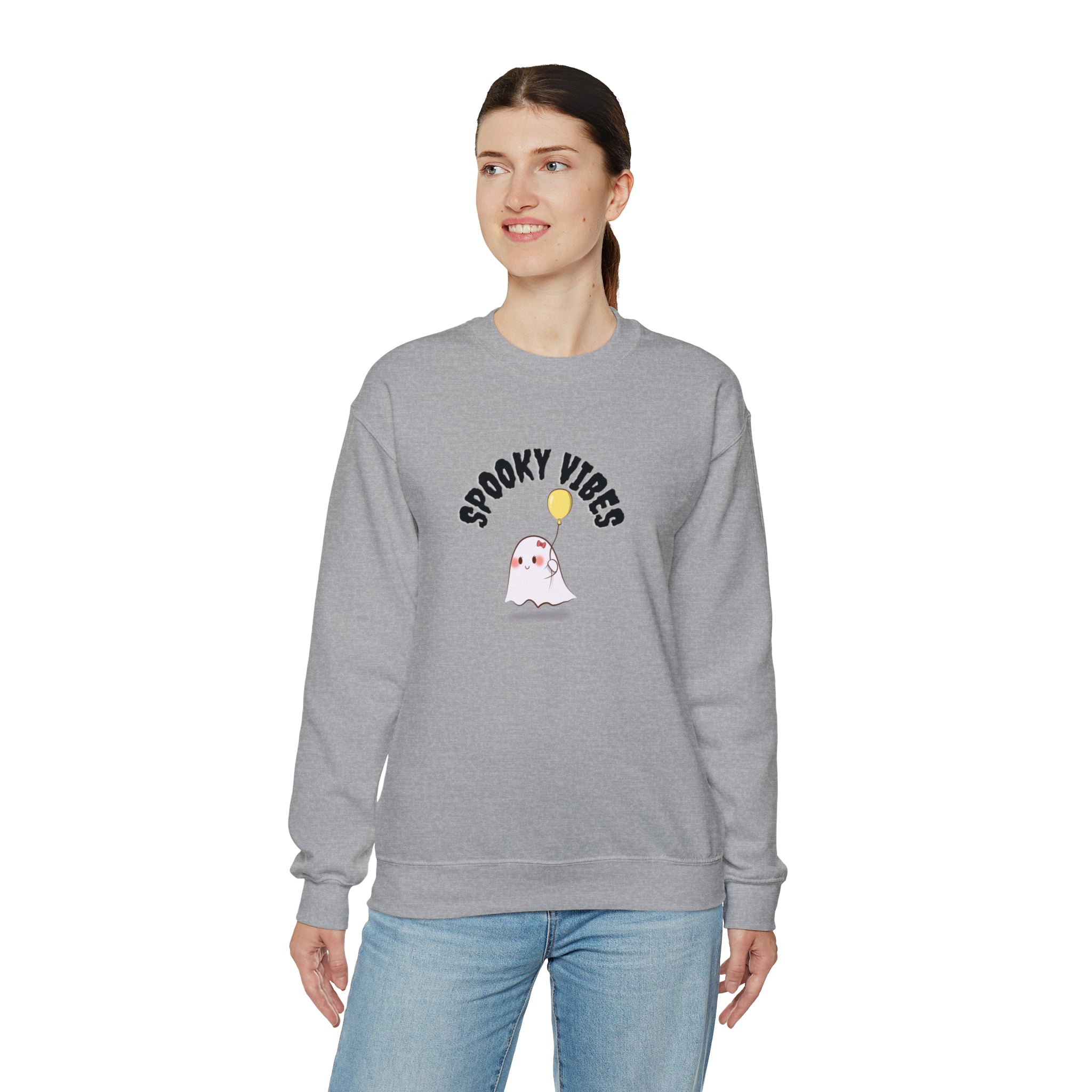 Cute Spooky Vibes Crewneck Sweatshirt