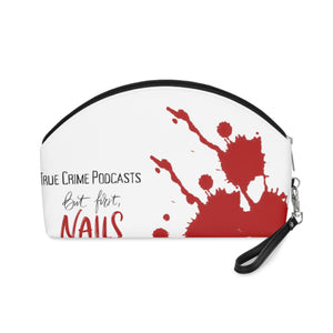 True crime and nails Makeup Bag