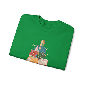 Christmas All Booked Crewneck Sweatshirt