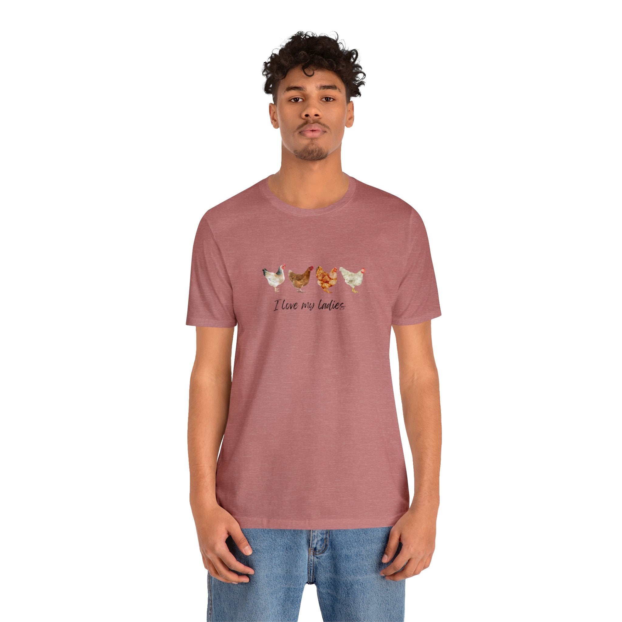 I love my chickens Jersey Short Sleeve Tee