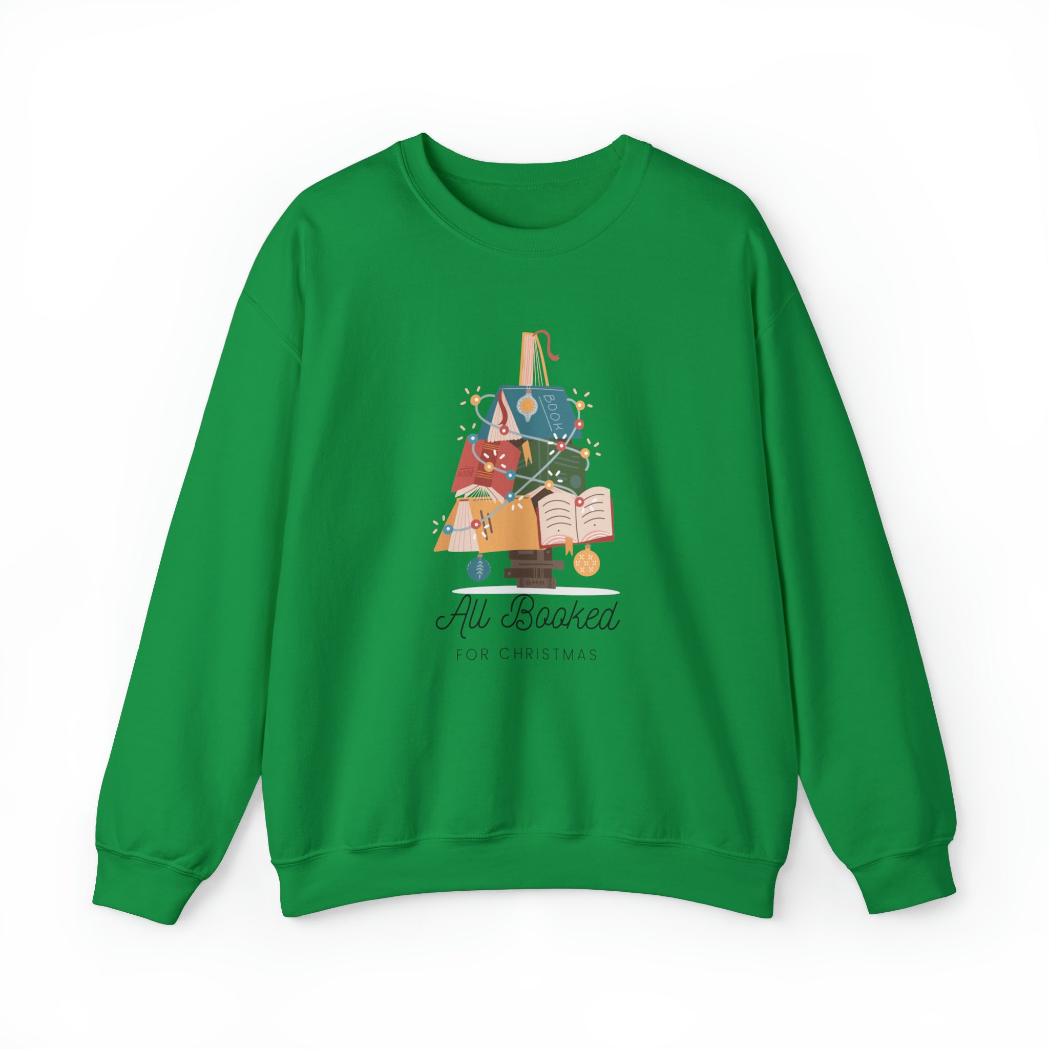 Christmas All Booked Crewneck Sweatshirt