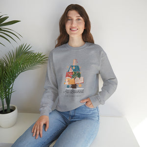 Christmas All Booked Crewneck Sweatshirt