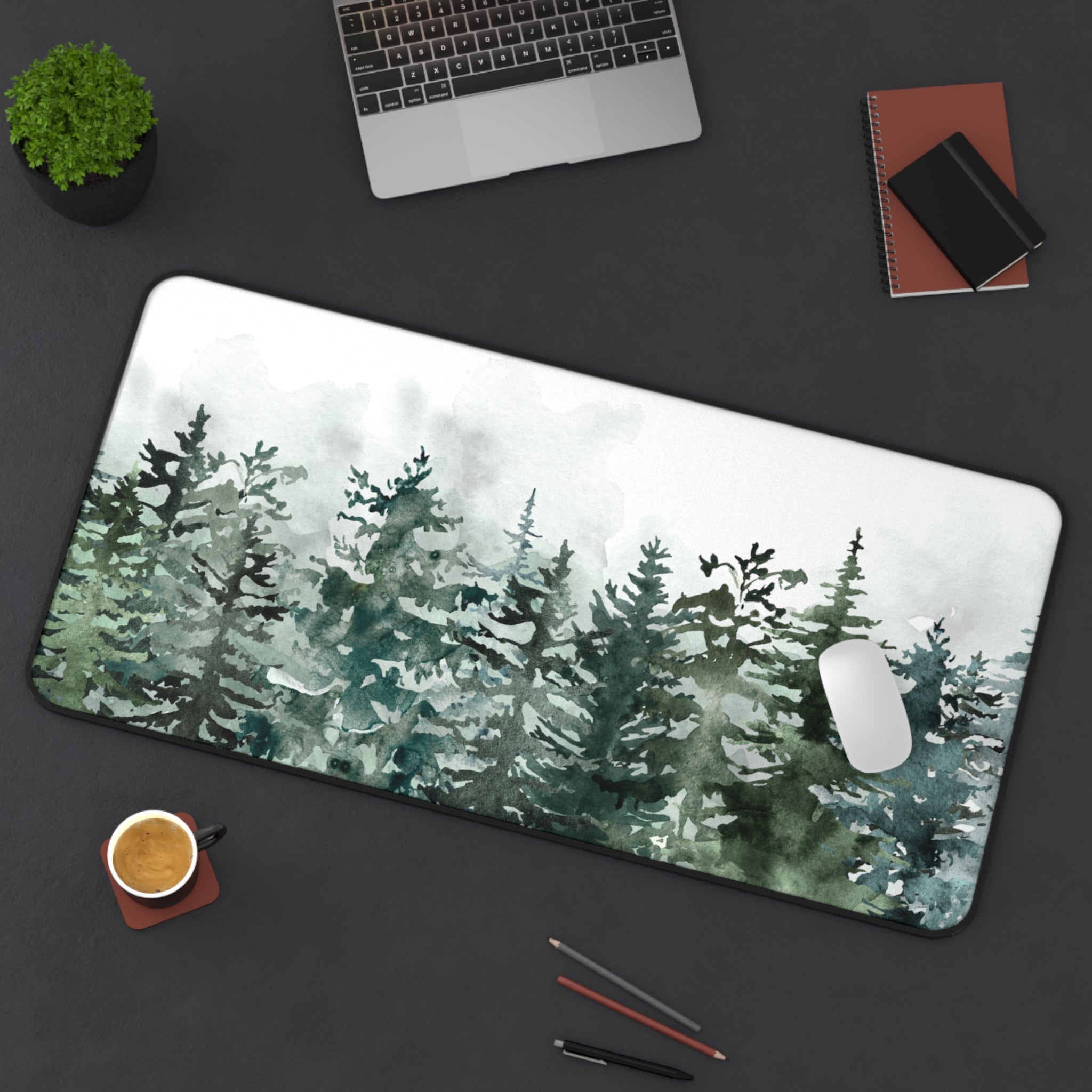 Christmas tree Desk Mat