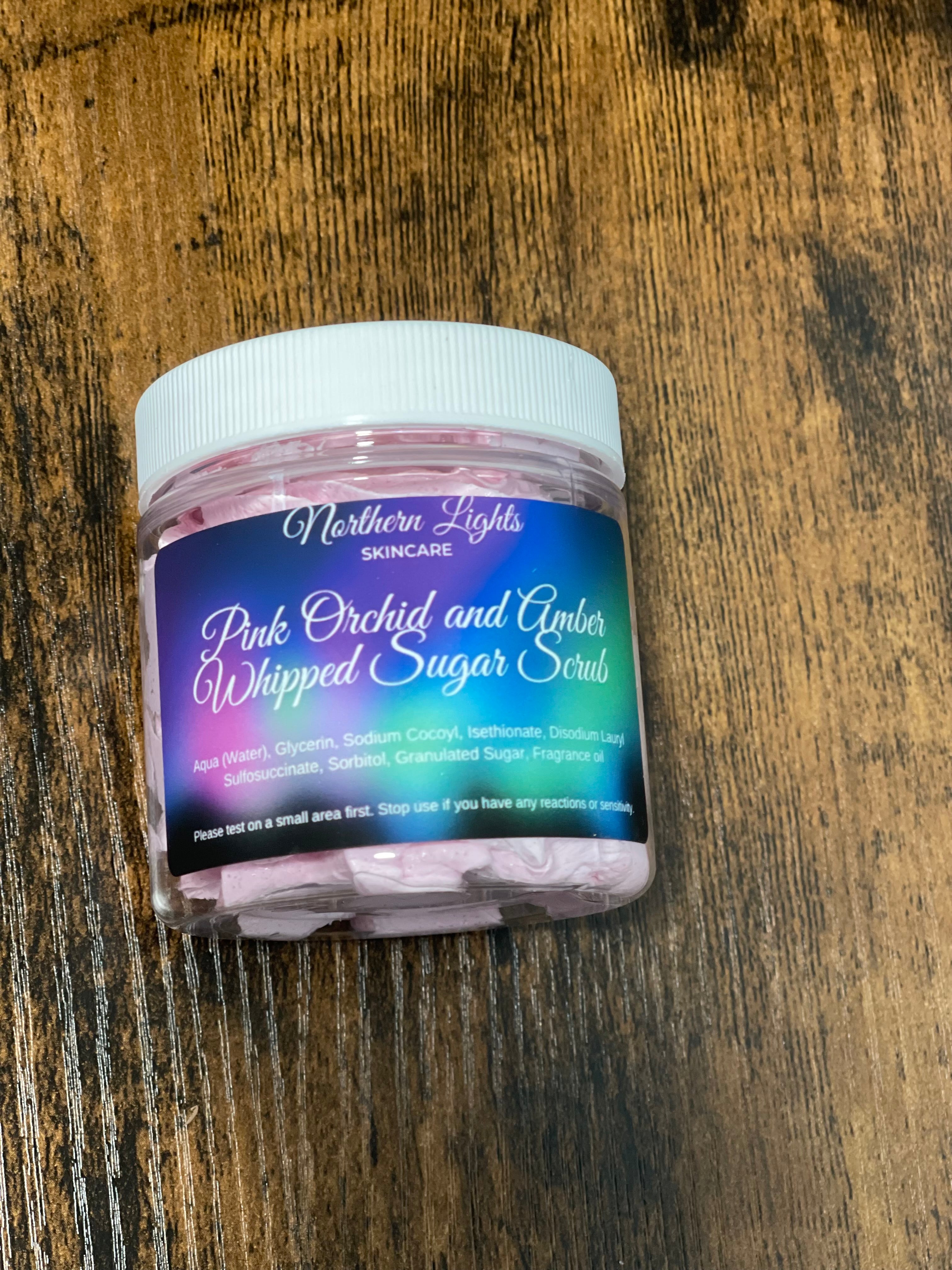 Pink Orchid and Amber Whipped Sugar Scrub