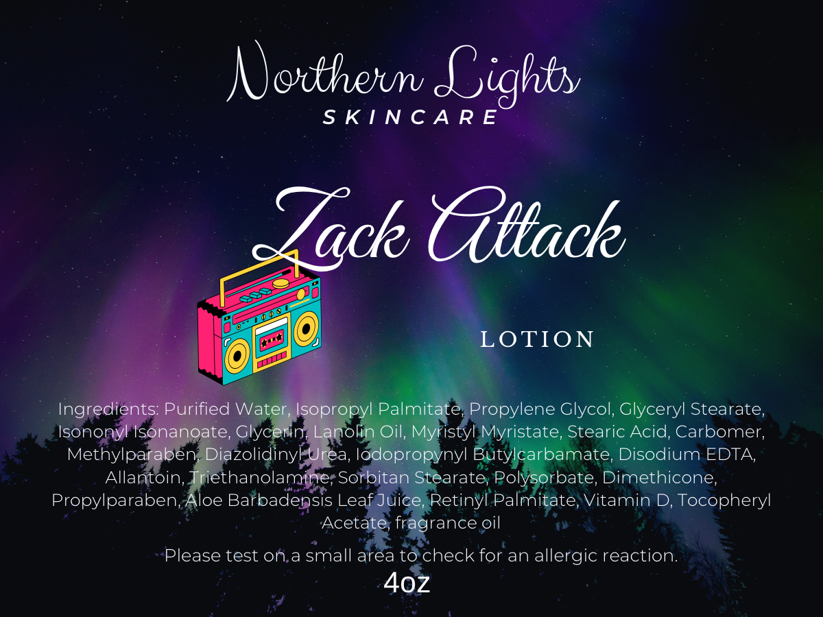 Zack Attack Lotion
