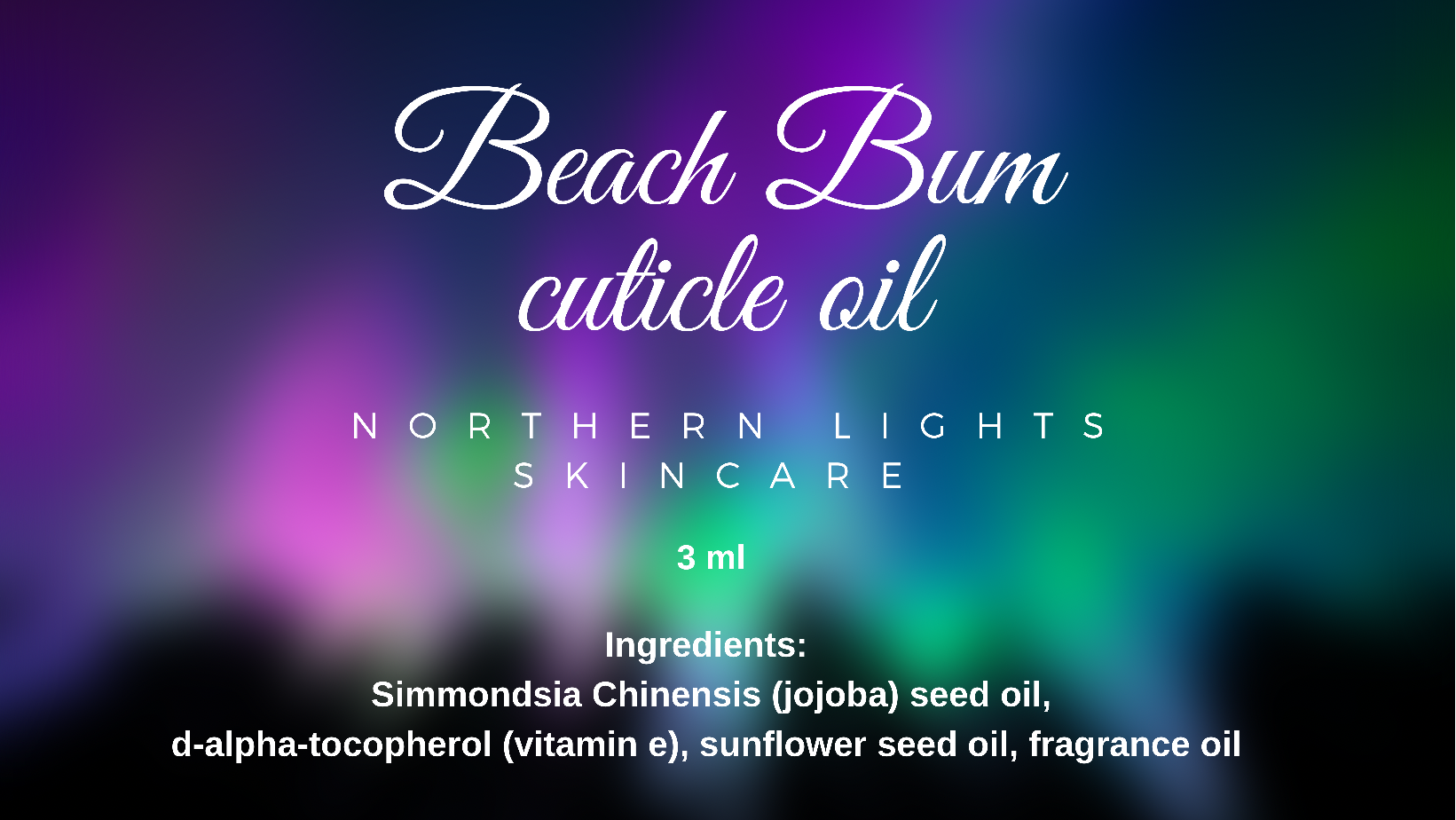 Beach Bum cuticle oil