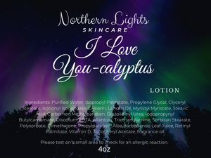 I Love You-calyptus Lotion