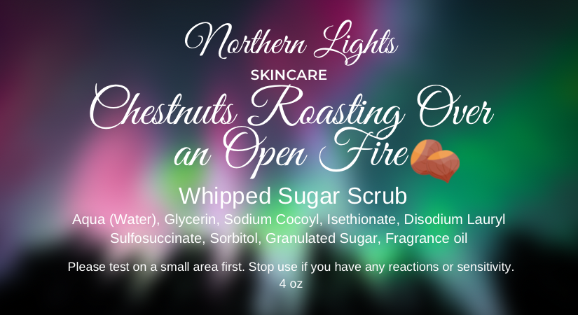 Chestnuts Roasting Over an Open Fire Whipped Sugar Scrub (retiring)