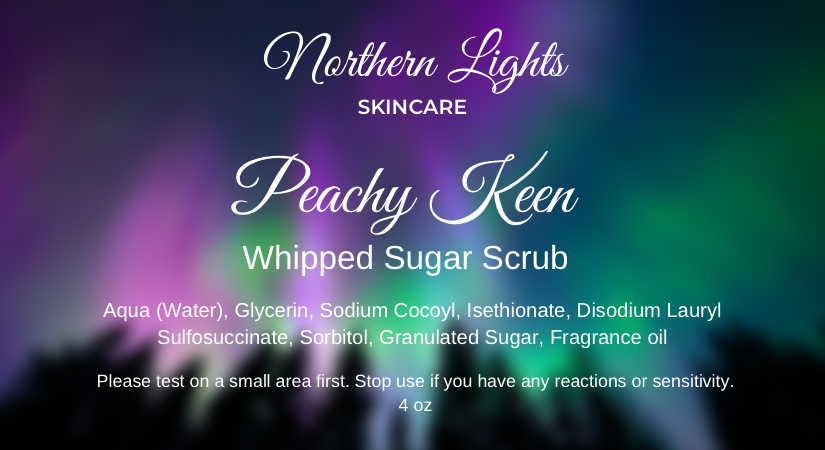 Peachy Keen  Whipped Sugar Scrub