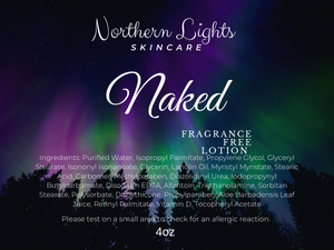 Naked body lotion